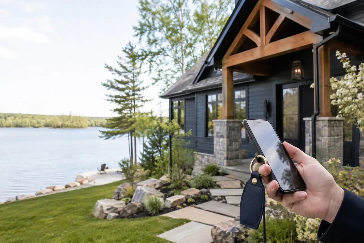 Representative view of an owner-directed cottage property visit in Ontario